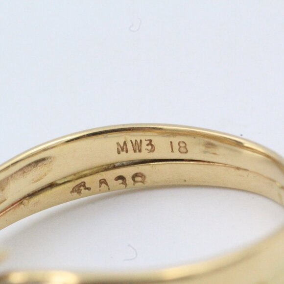 14k GOLD DIAMOND ENGAGEMENT WEDDING RING - Picture 9 of 12